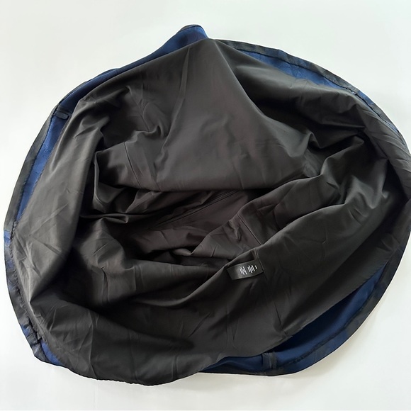 Halston Heritage Navy Floral Jacquard Fit & Flare Pleated Mini Dress Size 4 - Picture 14 of 16